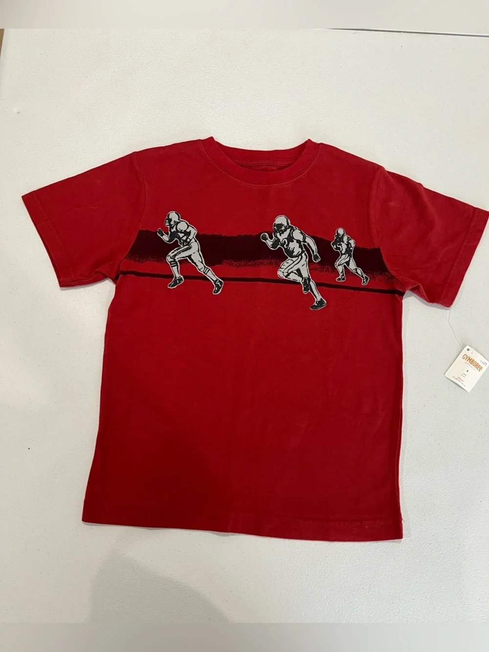 Gymboree Red Kids Football Graphic Tee 6